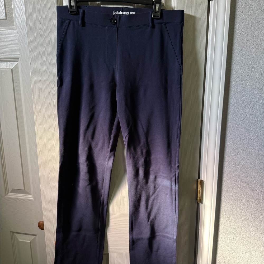 Betabrand Dark Blue Chinos